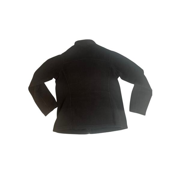Patagonia Synchilla Fleece Full Zip Womens Black Jacket Logo Hiking Outdoors L - Picture 6 of 11